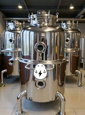 200L菌种发酵罐 食用菌菌种发酵罐 恒温微生物发酵罐，火焰接种