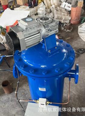 厂家定制全自动清洗过滤器效除污器自动污水处理设备刷式过滤器