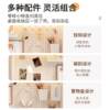Desk storage rack study table countertop storage rack vertical multi-layer bookshelf desk hole board bookshelf