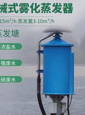 蒸发塘水处理蒸发器盐废水浓缩量机械雾化蒸发器
