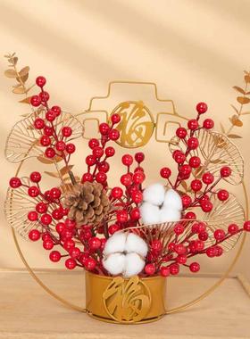 乔迁之喜2025高档新居福桶新年家居新款装饰摆件客厅桌面入户玄关