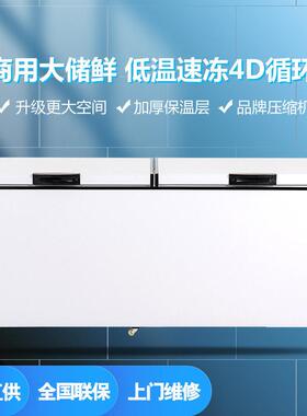 冰箱冷柜大容量商用节能卧式双温冷柜速冻冰箱雪糕柜超低温冰柜