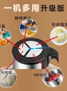 正品5升家用绞肉机大功率小型电动不锈钢绞菜辣椒器多功能料理机.