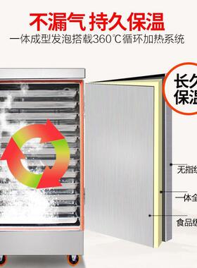 蒸饭柜商用电蒸箱蒸饭车220v家用小型全自动蒸饭机4盘6盘12盘蒸柜
