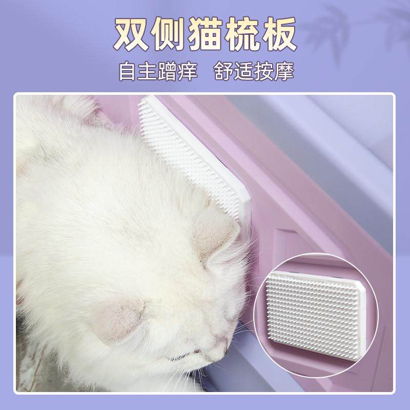 批发猫砂盆顶出猫厕所全封闭超大号易清理隔臭分体式大猫用品厂家,淘宝优惠券,粉丝福利购,淘宝优惠卷