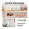 Desktop storage rack multi-layer iron student grid bookshelf desk storage dormitory computer desk table hole board