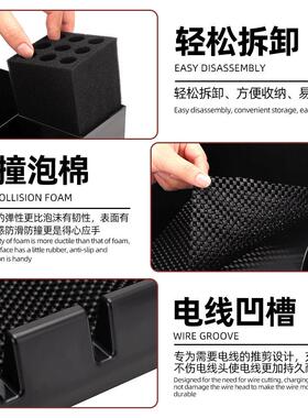 理发店美发工具收纳盒电推剪置物多功能桌摆美发用品大容量工具盒