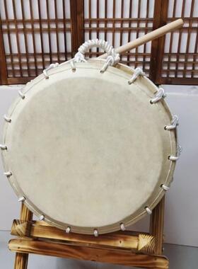 韩式创意木色长鼓农乐舞圆鼓桌面摆件/朝鲜族风格工艺品桌摆