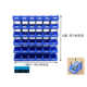 Plastic Combined Parts Box Material Box Component Box Screw Box Classification Storage Box Inclined Port Plastic Box Shelf