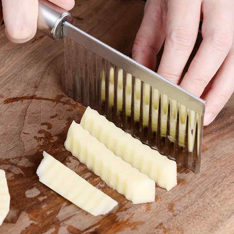 德国波纹刀波浪304不锈钢狼牙土豆刀厨房家用切菜神器花式切条,淘宝优惠券,粉丝福利购,淘宝优惠卷