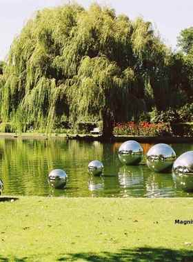 【国家】201不锈钢精镜空心球圆球装饰浮球金属球圣诞球