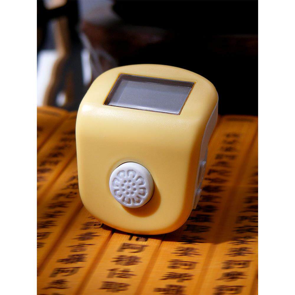 Counter hand press charging manual ring type mini luminous home multi-functional professional new counter good wishes
