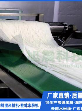 全自动鲜湿米粉设备 云贵川水米线机 大型商用湿米粉机生产线