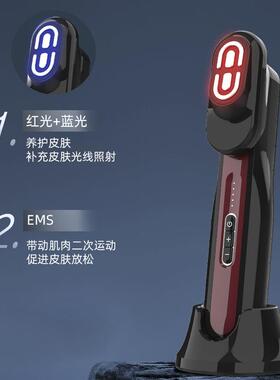 电动按摩梳EMS微电流头皮多功能红蓝光按摩健发按摩仪射频生发梳