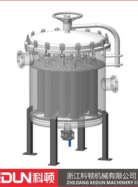 卫生级多袋式过滤器 布袋式过滤器 液体过滤器 厂家
