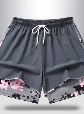 Pack of 5 women’s casual athletic shorts with a drawstring