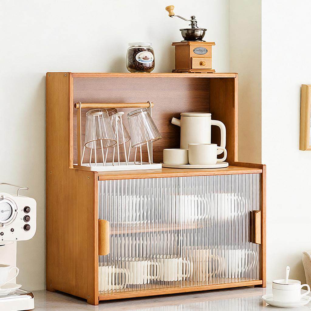 Cup storage rack dustproof desktop tea cup rack tea set glass wine glass cup cabinet water cup desktop storage box