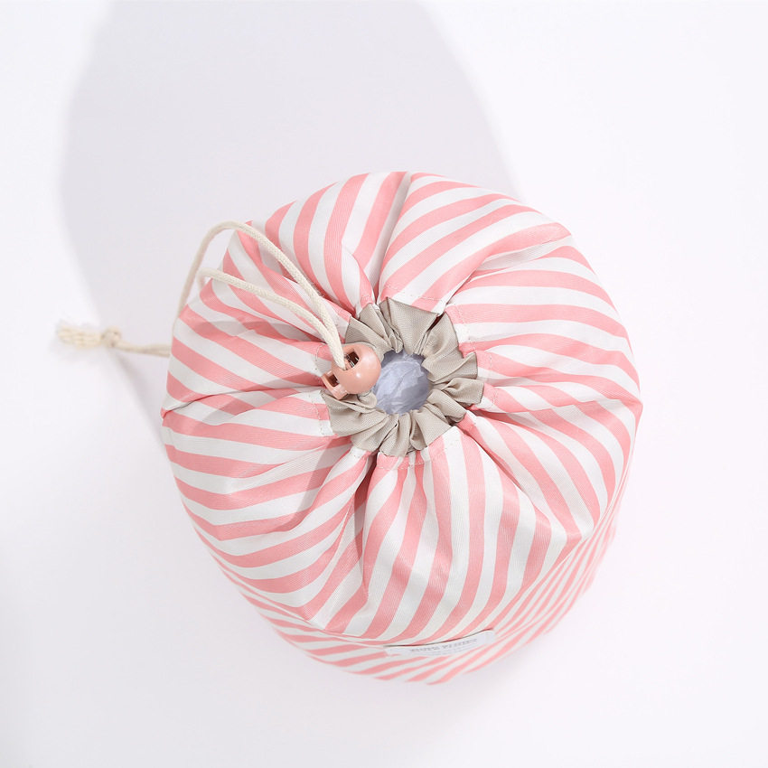 懒人化妆包旅行便携大容量防水洗漱包手提拉绳式束口收纳袋手提袋,淘宝优惠券,粉丝福利购,淘宝优惠卷