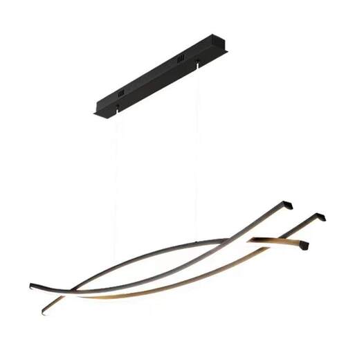 餐厅吊灯现代简约北欧极简轻奢客厅一字长条吧台餐桌灯网红书桌灯 - 图3