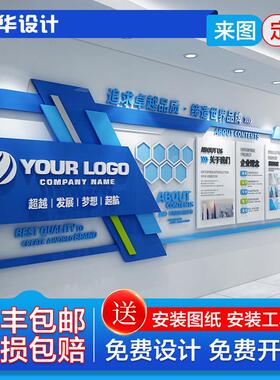 公司企业文化墙定制设计员工风采办公会议室创意团队压克力照片墙