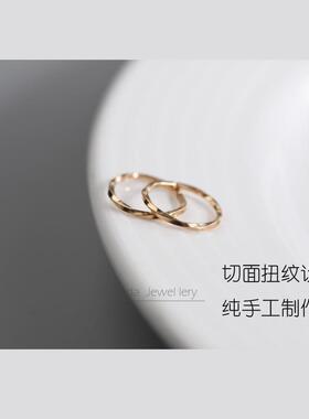 防过敏小耳环圈圈女气质独特圆素圈养耳朵耳圈耳骨睡觉不用摘耳钉