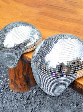 手工融化迪斯科球装饰摆件派对用品生日装饰闪闪发光的家居装饰