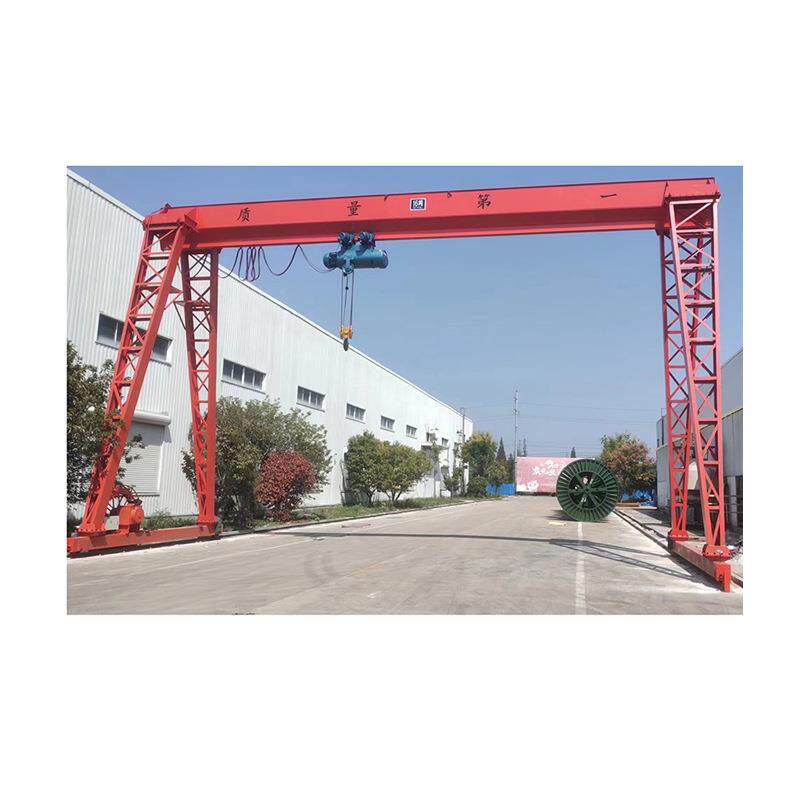 单梁龙门吊货场码头吊运用10吨龙门吊起重机轨道移动花架龙门吊 - 图3