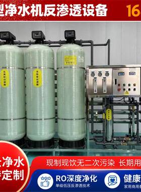 食品厂反渗透设备智能控制一体化净水设备水压恒定净水效果好