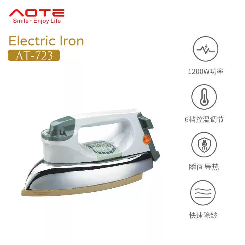 Hot-selling foreign trade household dry ironing electric iron with automatic wrinkle removal and multi-level adjustment iron wholesale in stock