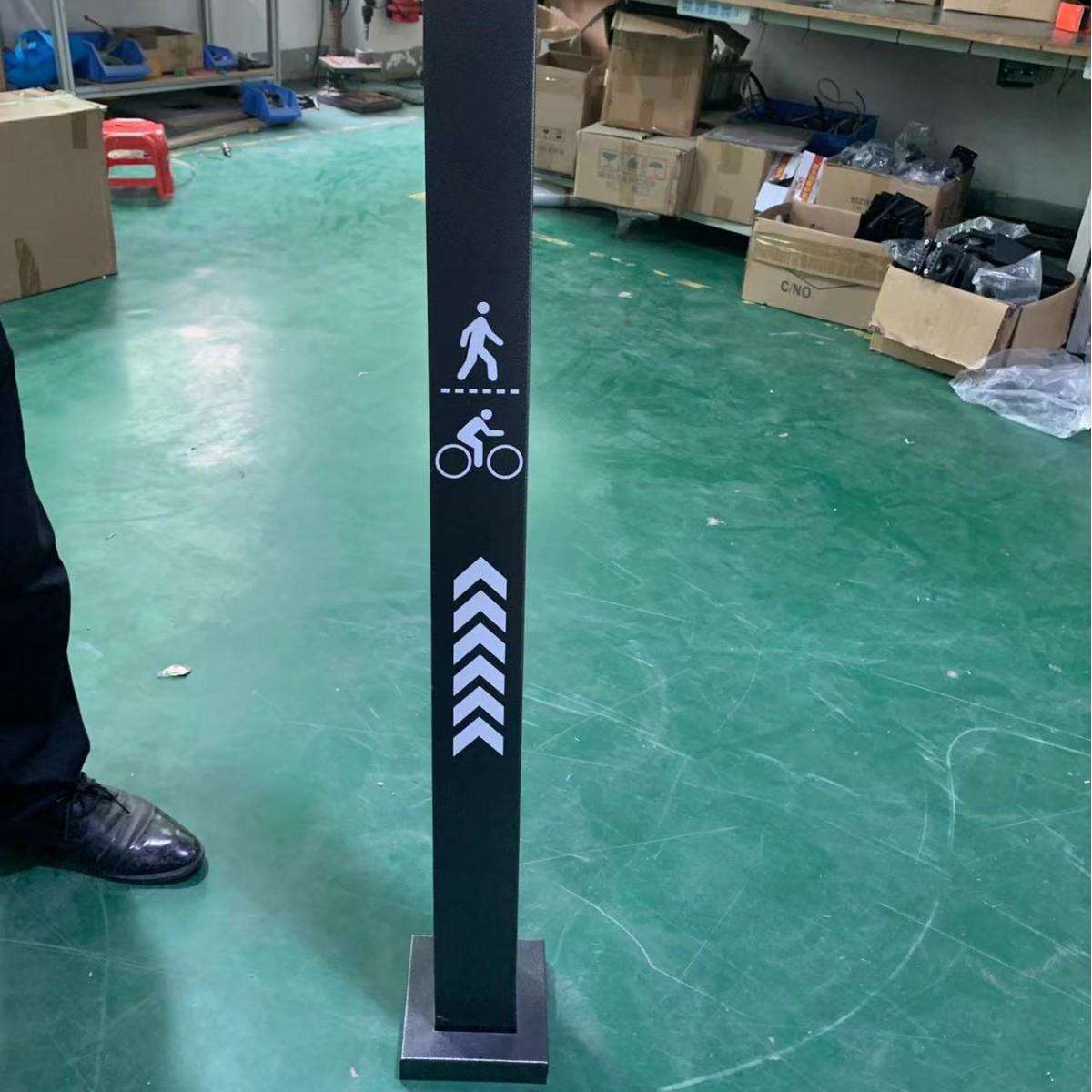 Attendance access control column face recognition temperature measurement detection installation pole face department machine ban punch card system gate machine