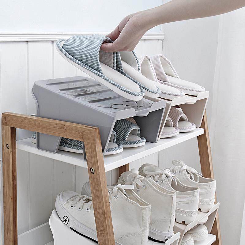 双层鞋架鞋托鞋盒家用宿舍省空间鞋柜分层隔板置物放鞋子收纳神器,淘宝优惠券,粉丝福利购,淘宝优惠卷