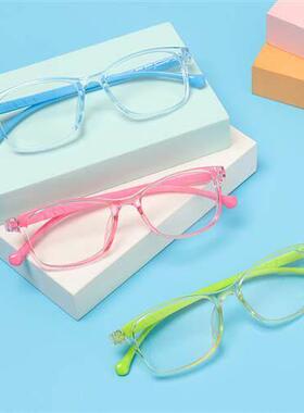 1PC Anti-blue Kids Glasses Boys Girls Portable Ultra Light F