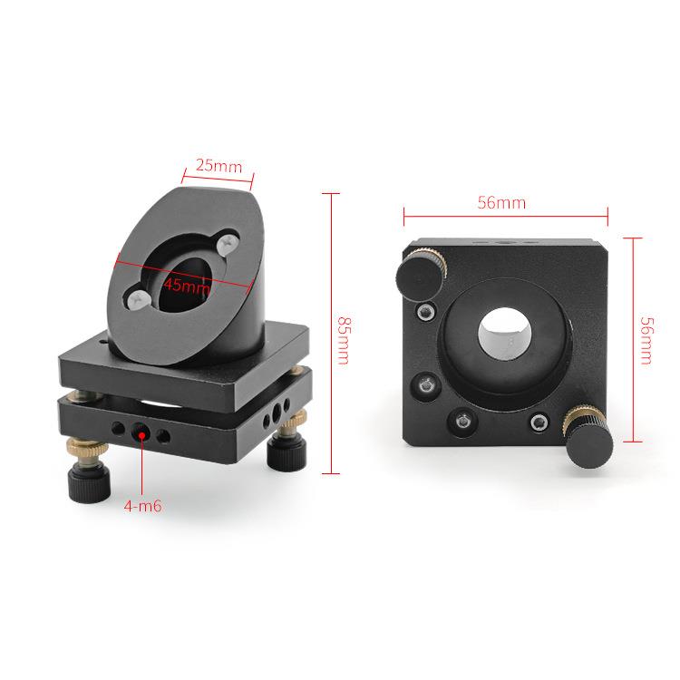 45 degree optical frame 45 degree medical adjustment frame with 25.4 lens optical adjustment frame photoelectric laser device