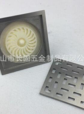 加厚高品质精铸304不锈钢方形格子款防堵地漏阳台卫生间长固V3026