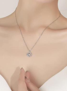 S999纯银项链女款轻奢小众设计高级感锁骨链表白生日礼物送女朋友