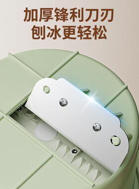 摆摊不插电手动刨冰机家用小型手摇儿童碎冰绵绵雹冰机摆摊打冰沙