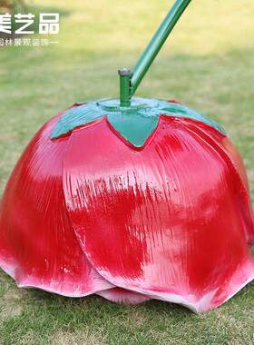 户花园庭园林景观装饰庆道具玻璃钢雕塑外仿MG1001真花院朵玫瑰婚