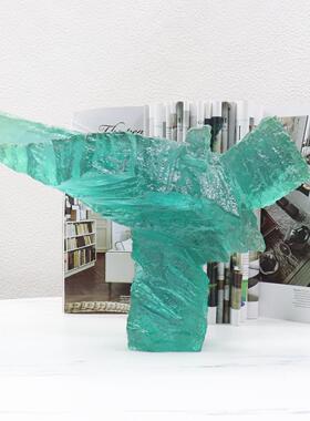 极雕艺塑新中式术品玄关摆件太极人客厅太抽象摆-设酒店装饰物新