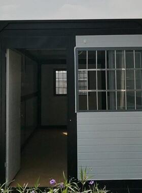 2025新款折叠集装箱房屋源头工厂商业街可移动宿舍腰部拼装箱房