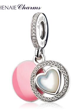 新款粉色爱心25简银链女韩版约个性时尚9手手镯情侣送女友生日礼