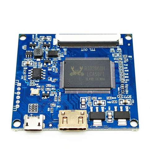 6.5寸7寸8寸9寸HDMI转50pin TTL液晶屏驱动板 小体积驱动板USB5V - 图1