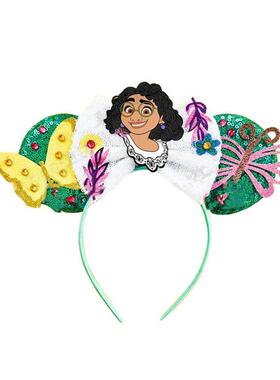 Ears Headband Girls Sequin Castle Fireworks Hairband Cosplay