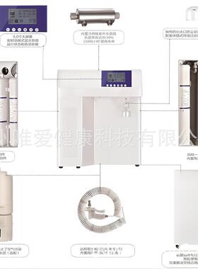超纯水机实验室反渗透RO膜滤芯双出水去离子水机净水器纯化水机