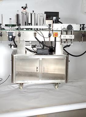 DX1403全自动玻璃塑料圆瓶贴标机化妆品食品酒瓶贴标机械设备