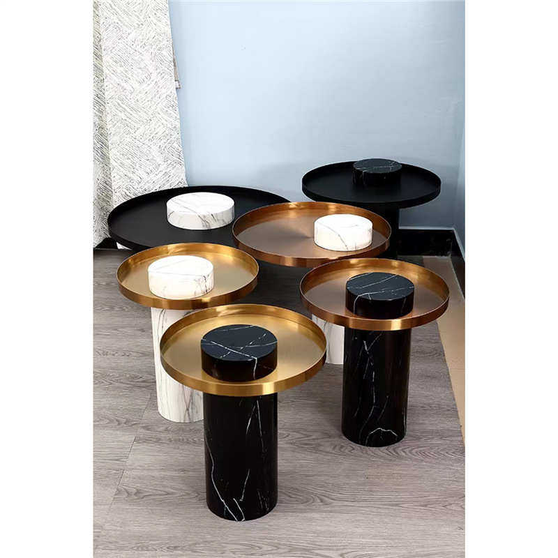 极创现代设计艺术圆形茶几整装北欧简约小户型琥珀色花瓣玻璃边几,淘宝优惠券,粉丝福利购,淘宝优惠卷