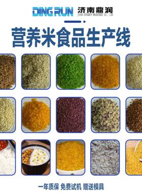人造米土豆米生产线炒饭米速食自热米饭加工设备营养米挤出膨化机