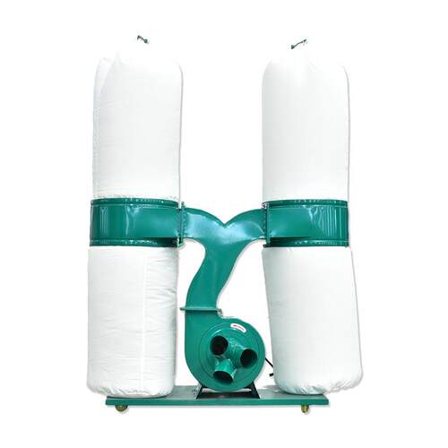 单双筒移动式吸尘器工业木工粉尘雕刻机推台锯简易布袋除尘器 - 图3