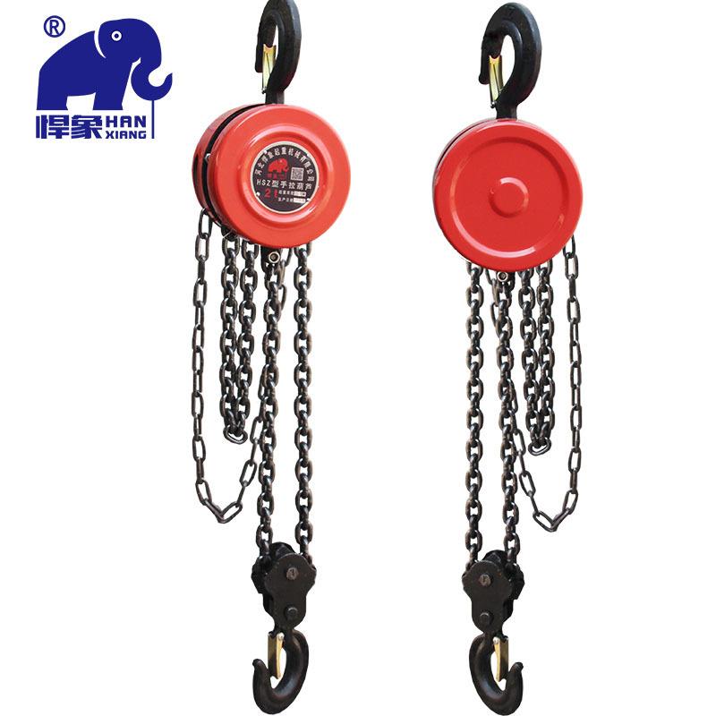 手拉葫芦hsz1Tm圆形手拉2T5T链条手动吊葫芦起重倒链斤不落 - 图1