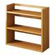 Desktop storage shelf Office small multi-layer bookcase simple floor-standing solid wood household children's bookcase