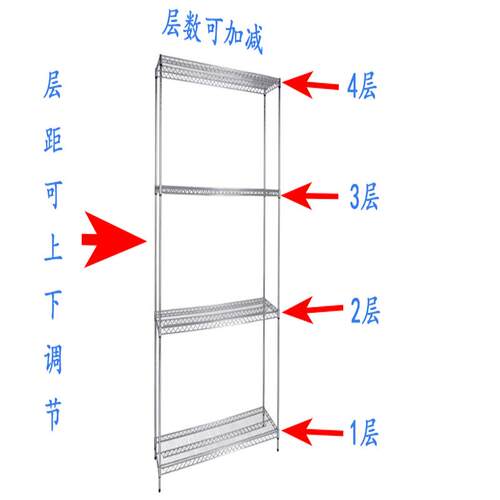 物流仓库拣货车 四层移动线网防静电物料架不锈钢收纳架推车供应 - 图1